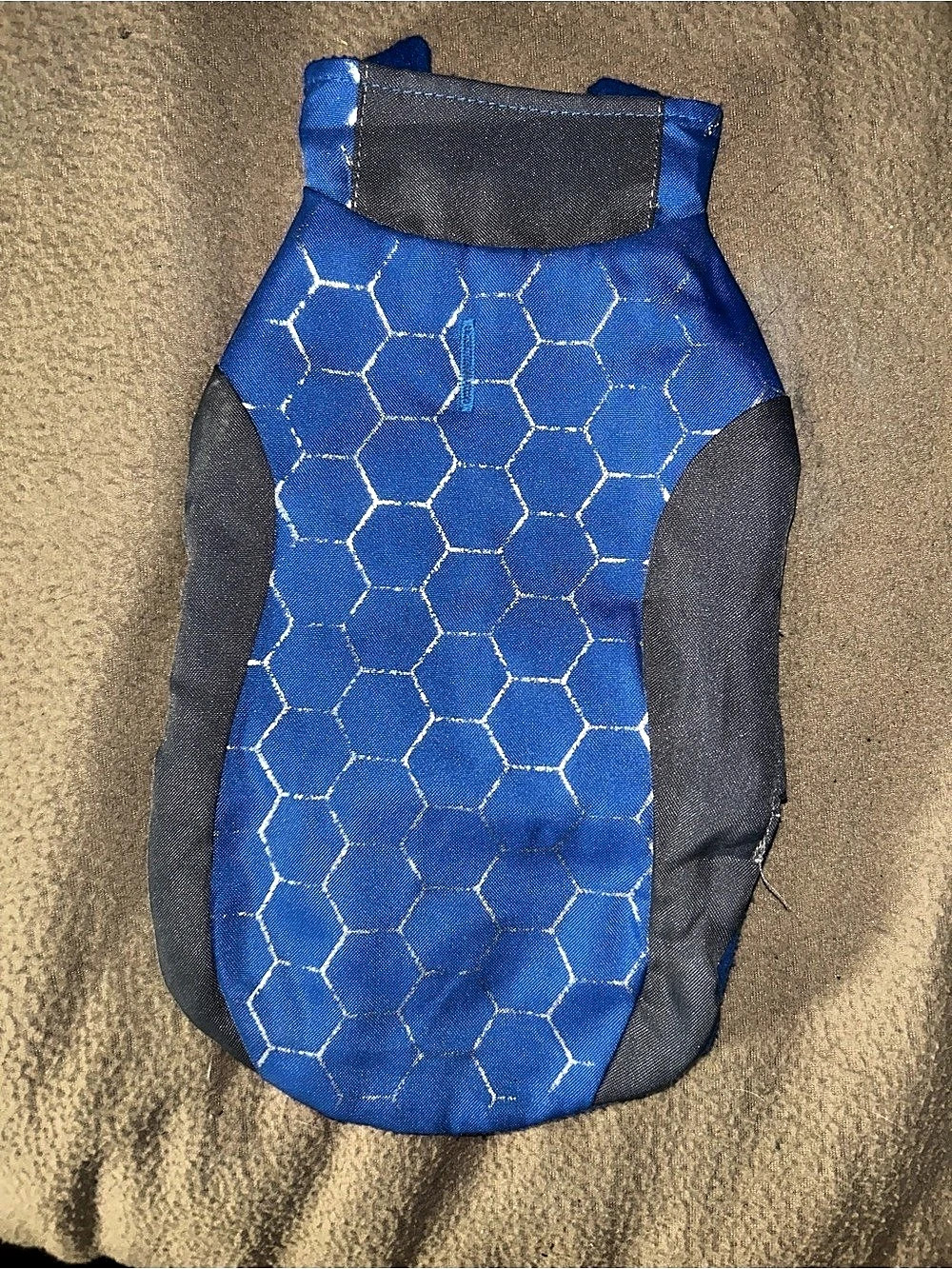 Vibrant Life Dog Clothes Hooded Jacket Blue & Gray XS